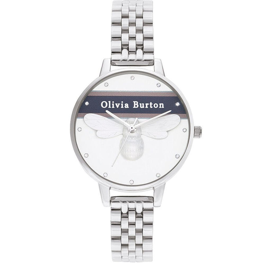 Silver Stainless Steel Dress Watch