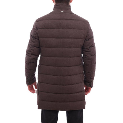 Brown Wool Men Jacket