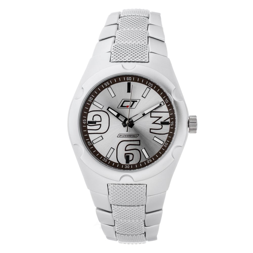 Silver Stainless Steel Dress Watch