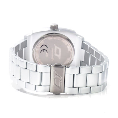 Silver Aluminum Dress Watch