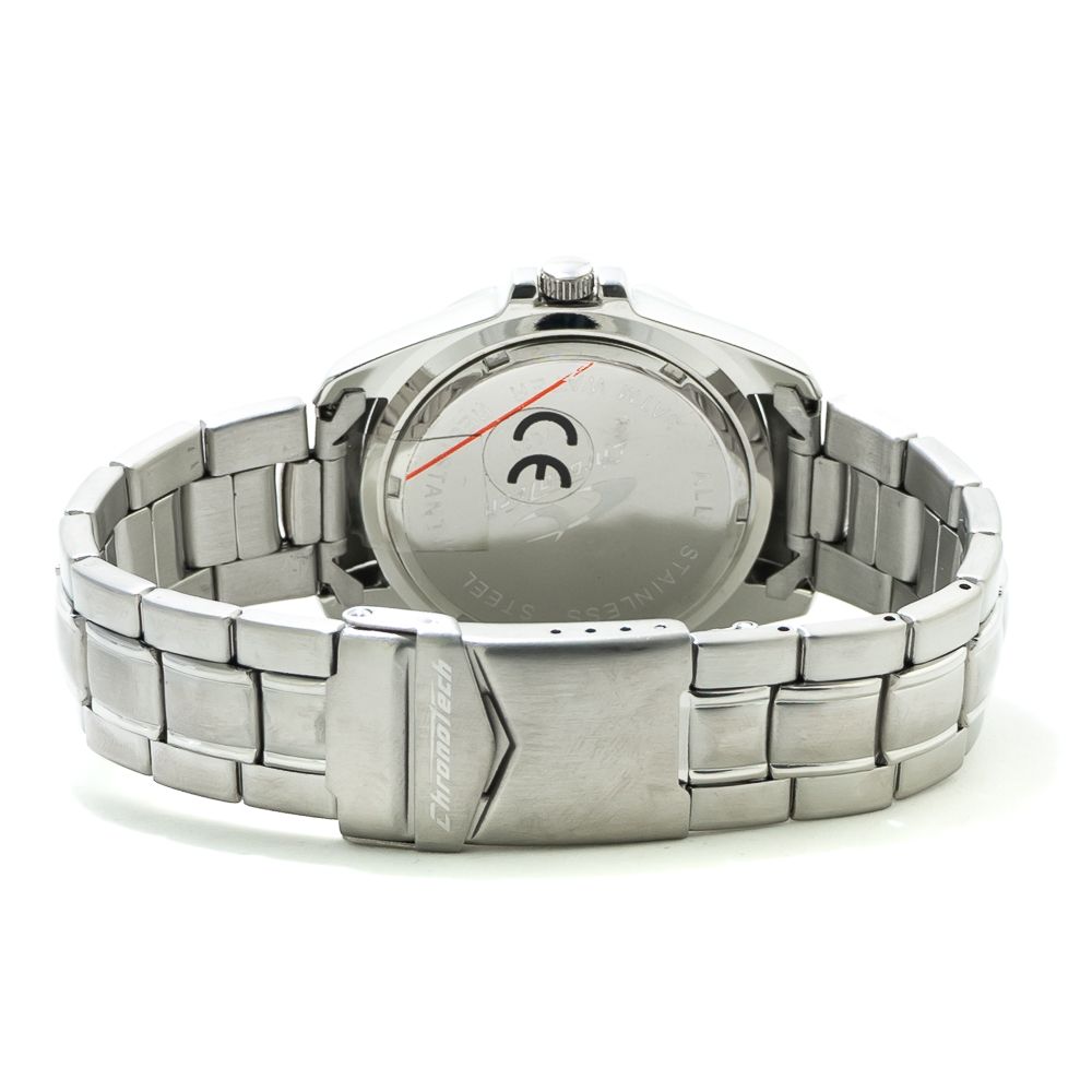 Silver Stainless Steel Dress Watch