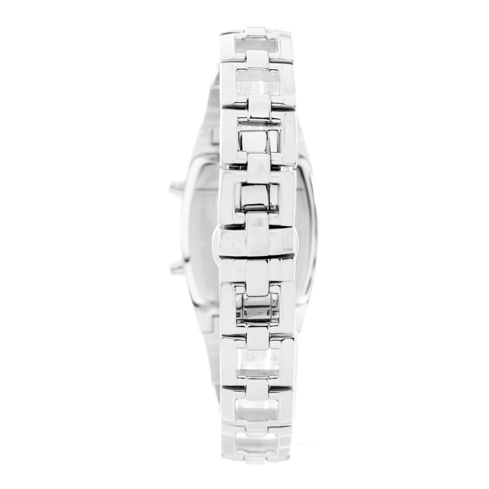 Silver Stainless Steel Digital Watch