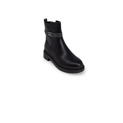 Gray Polyethylene Ankle Boots