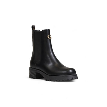 Black Polyethylene Ankle Boots