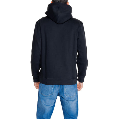 Black Cotton Hoodie