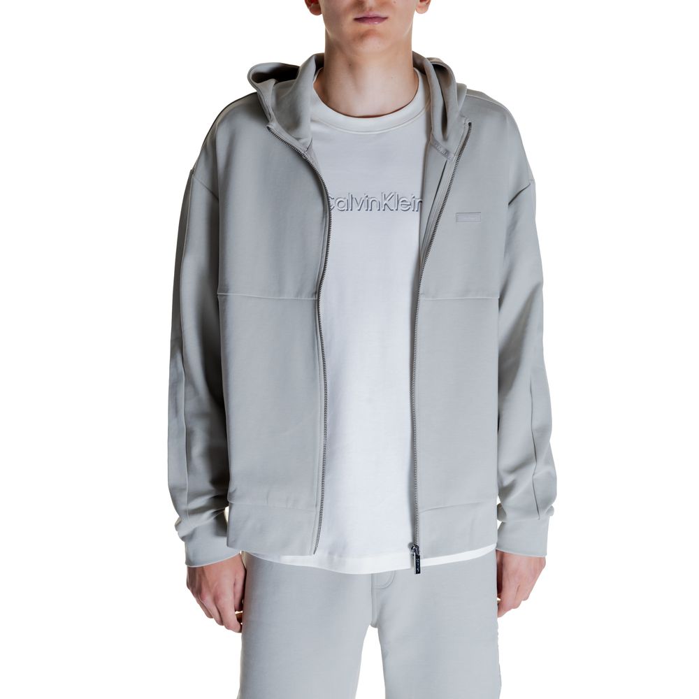 Gray Cotton Hoodie