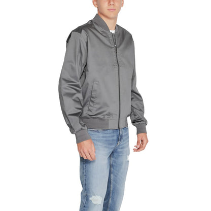 Gray Organic Cotton Jackets & Coat