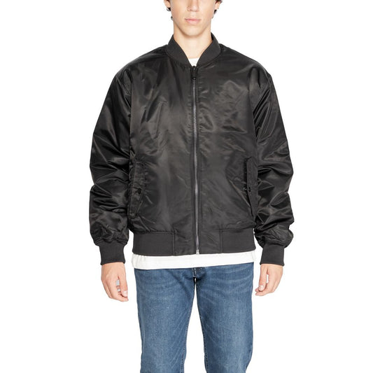 Black Polyamide Jackets & Coat