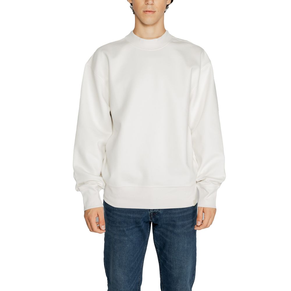 White Recycled Cotton Sweatshirt