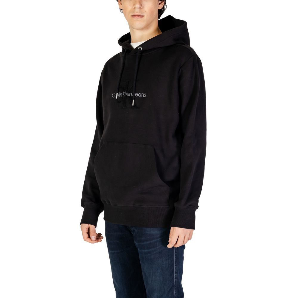 Black Cotton Hoodie