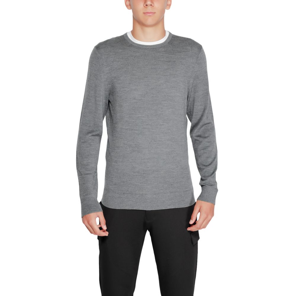 Gray Recycled Wool Sportswear