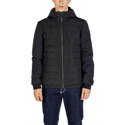 Black Recycled Polyester Jackets & Coat