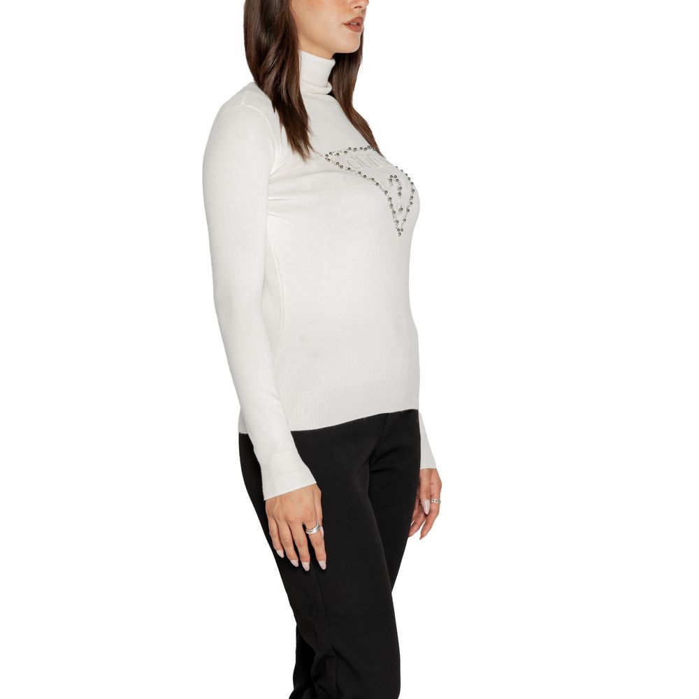 White Viscose Turtleneck