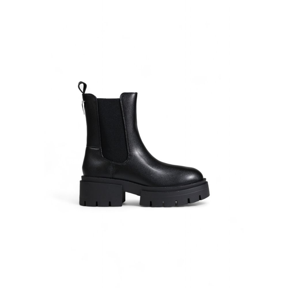 Black Polyethylene Ankle Boots
