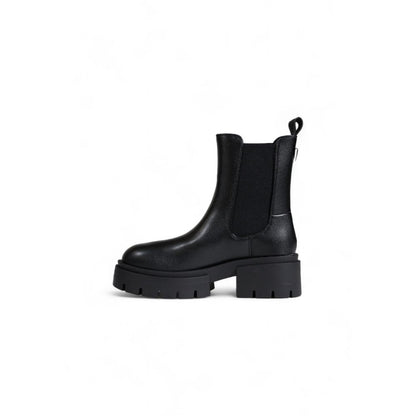 Black Polyethylene Ankle Boots