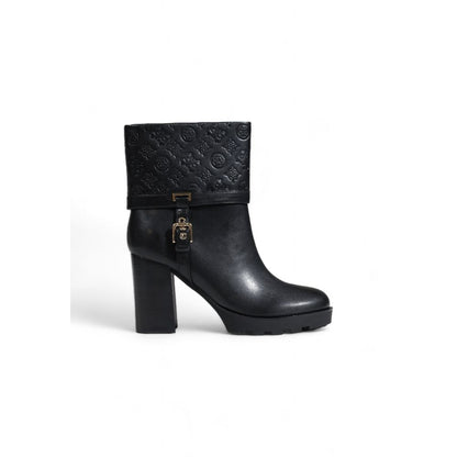 Black Polyethylene Ankle Boots