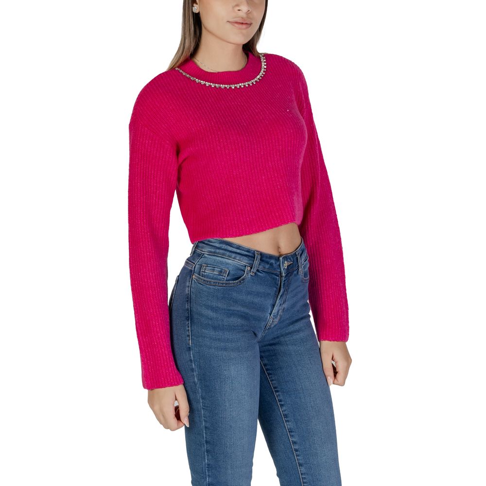 Pink Recycled Polyester Sweatshirt