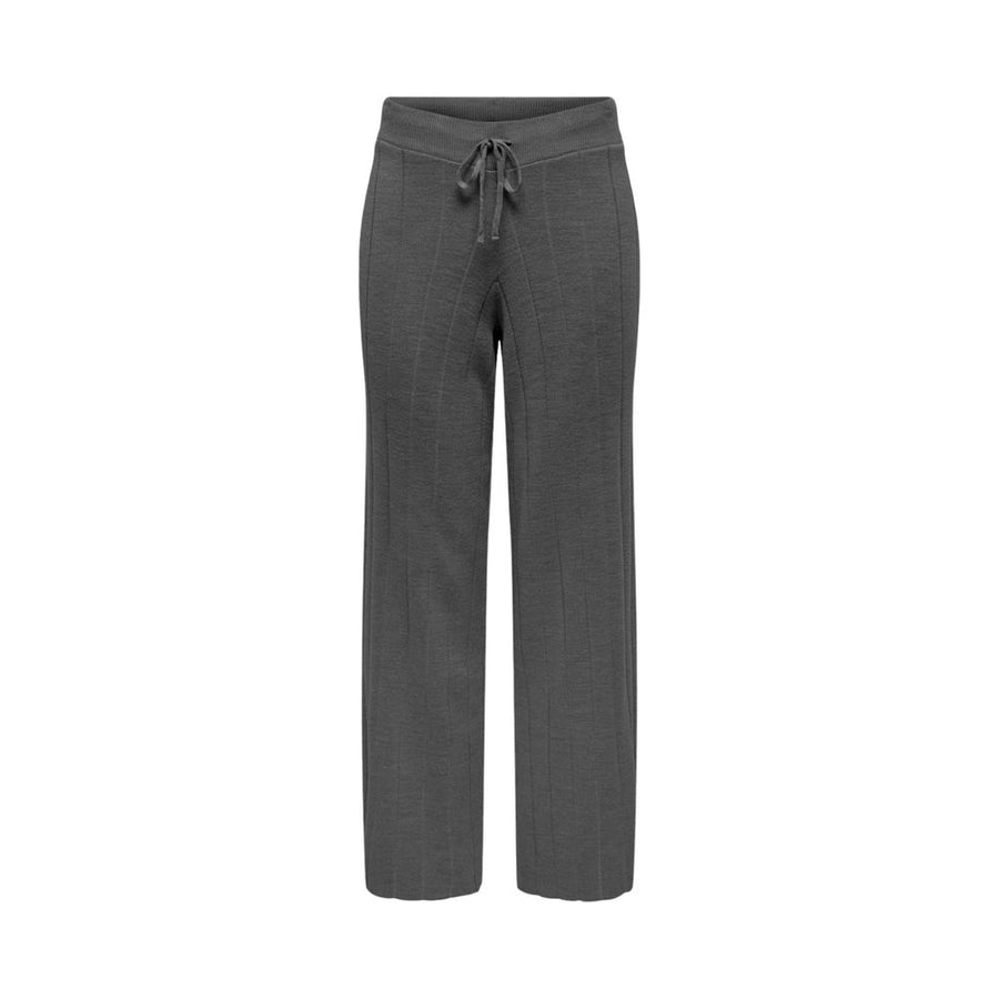 Gray Marabou Casual Pants