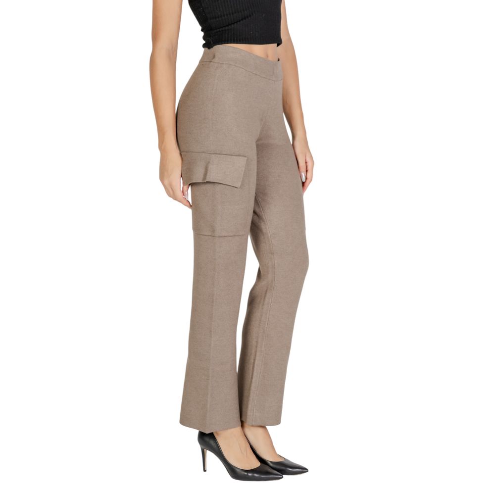 Beige Viscose Pant