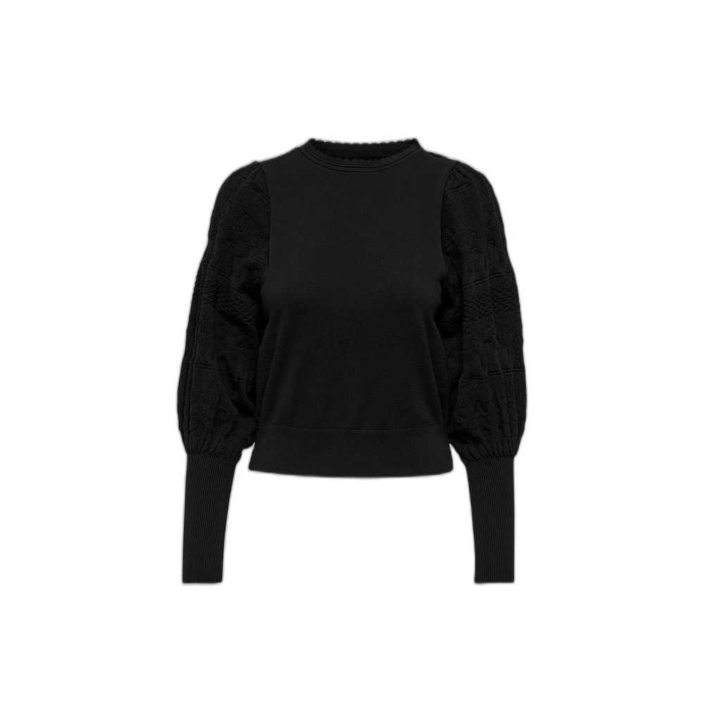 Black Polyester Sweatshirt