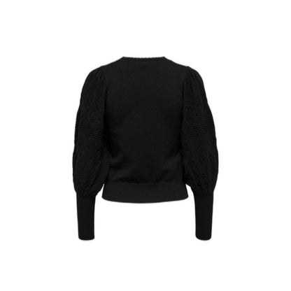 Black Polyester Sweatshirt