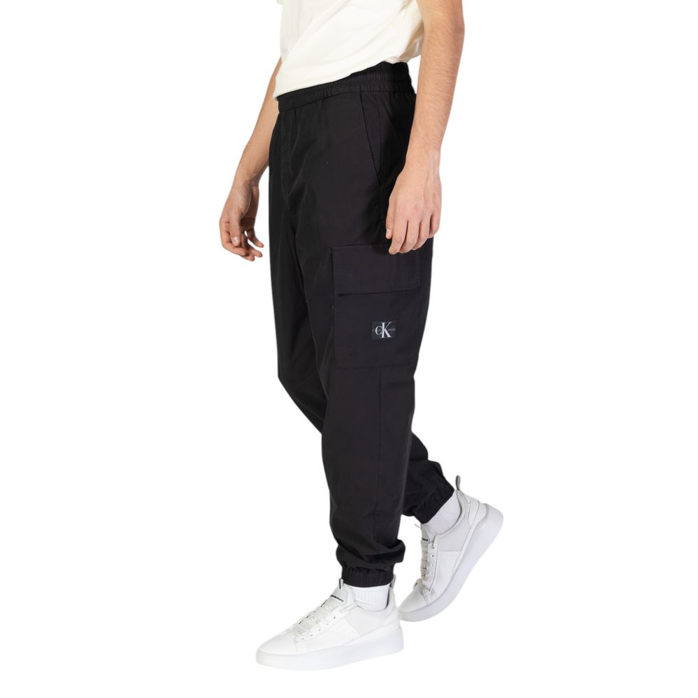 Black Cotton Joggers (Workout Pants)