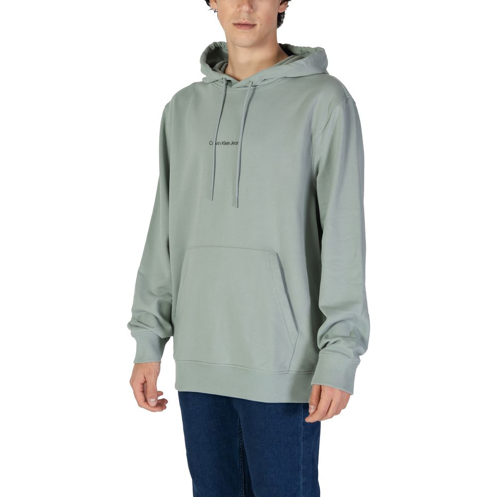 Green Cotton Hoodie