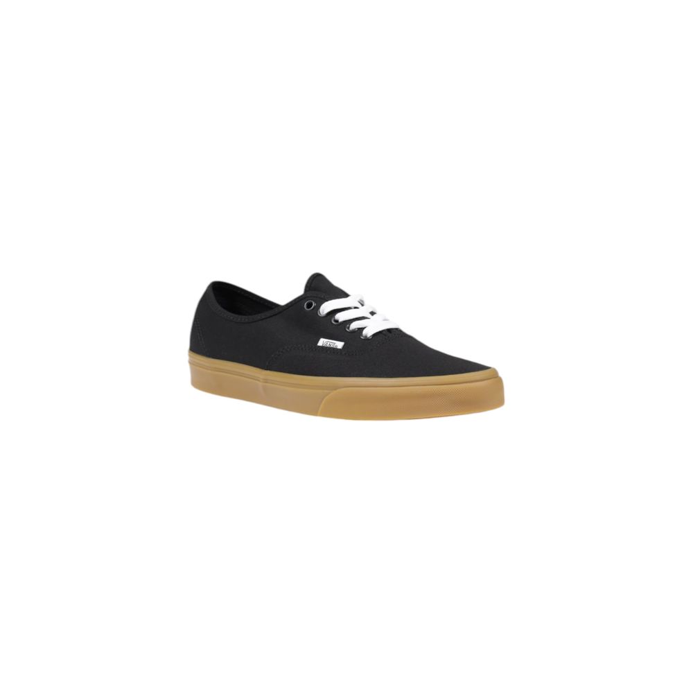 Black Fabric Low Top Sneakers