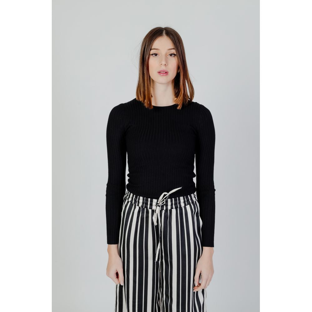 Black Viscose Sweatshirt