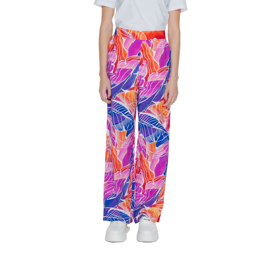 Multicolor Viscose Pant