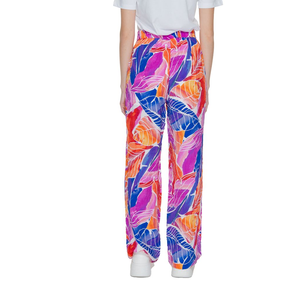 Multicolor Viscose Pant