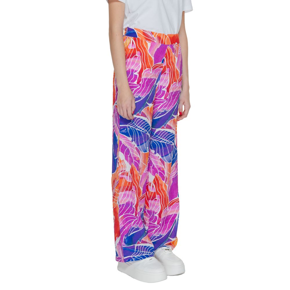 Multicolor Viscose Pant