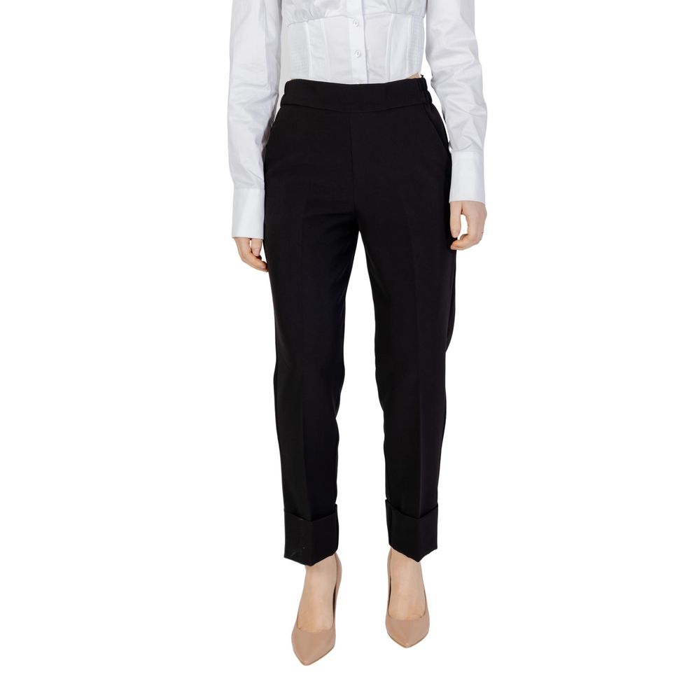 Black Polyester Dress Pants