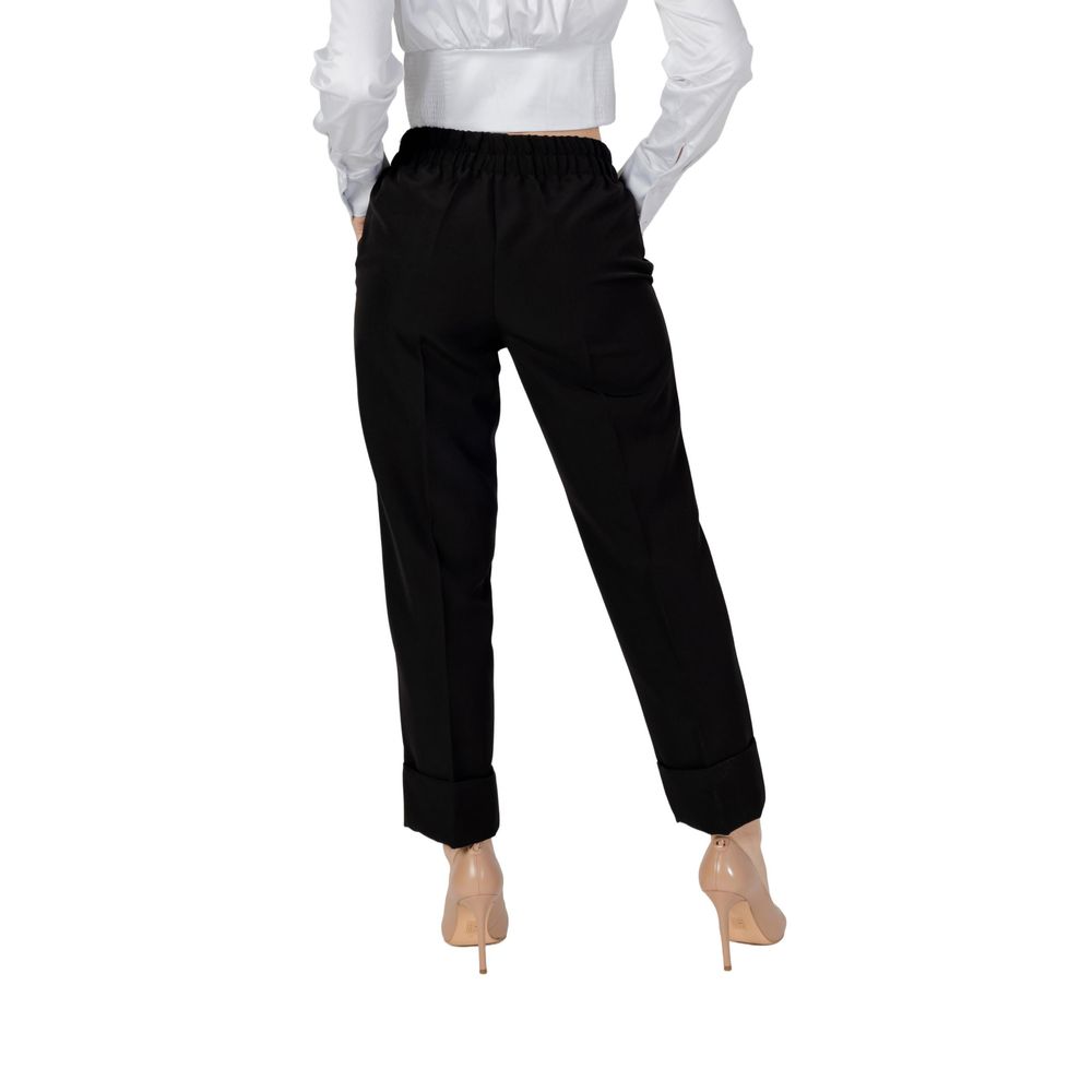 Black Polyester Dress Pants