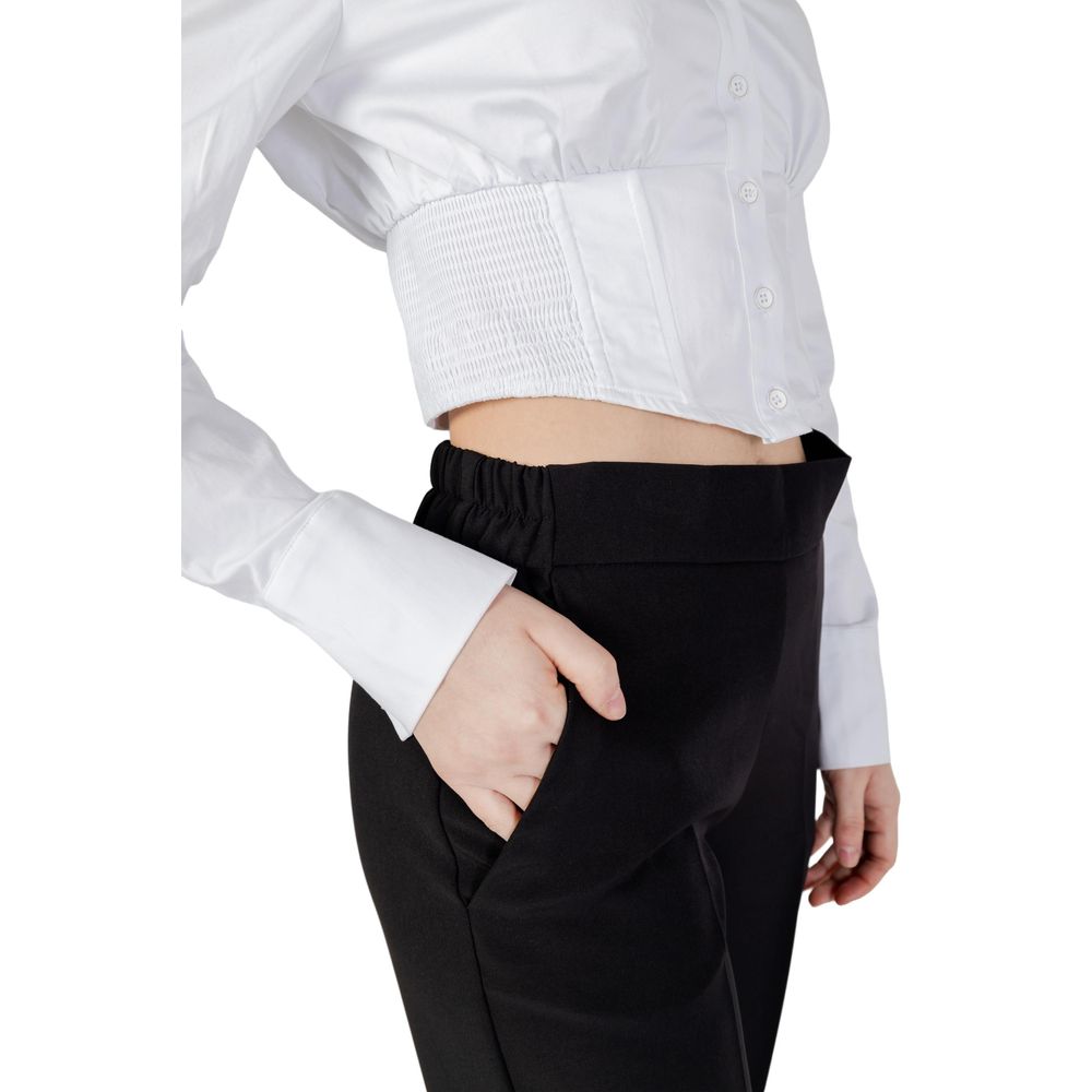 Black Polyester Dress Pants