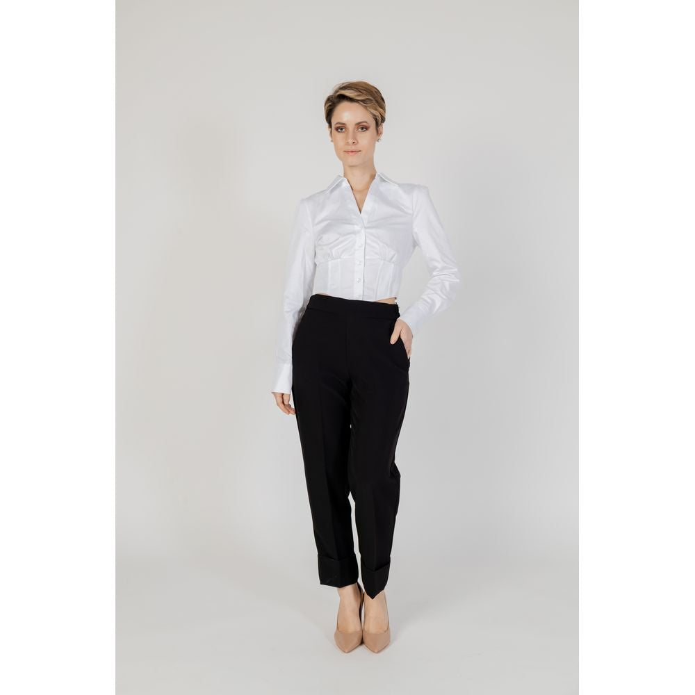 Black Polyester Dress Pants