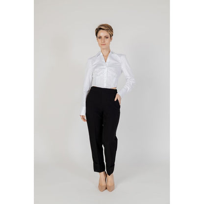 Black Polyester Dress Pants