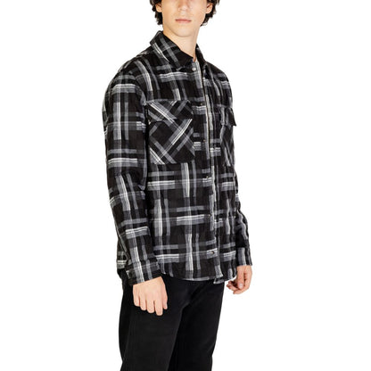 Black Polyester Jackets & Coat