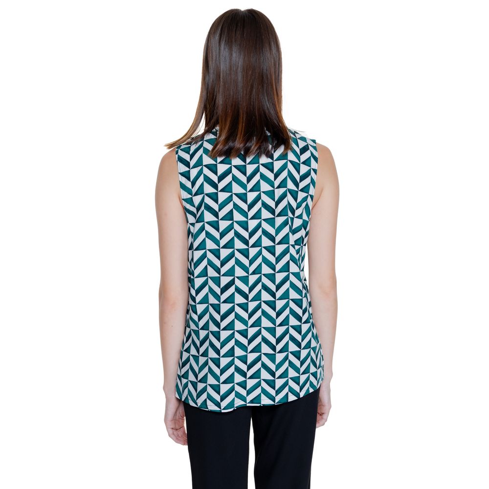 Green Viscose Tank Tops