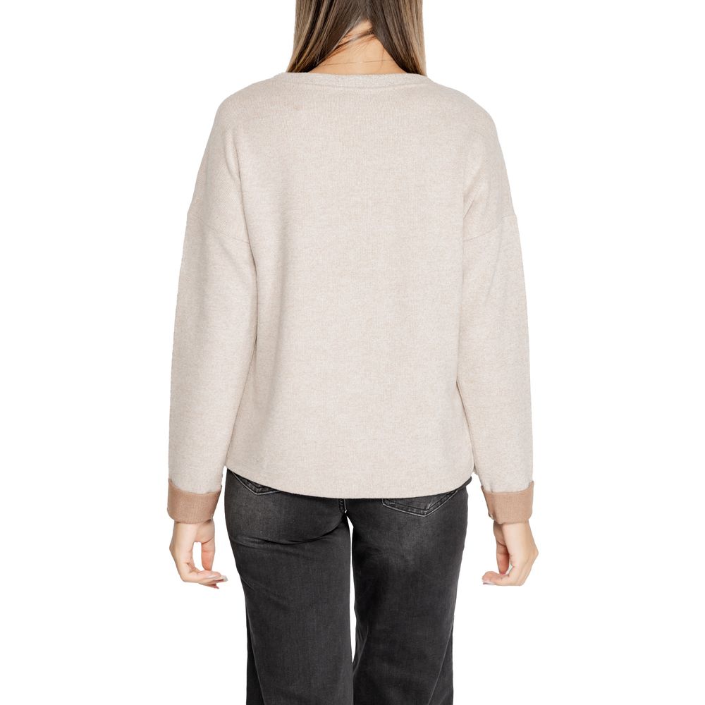 Beige Viscose Sweatshirt