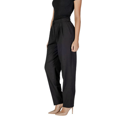 Black Polyester Pant