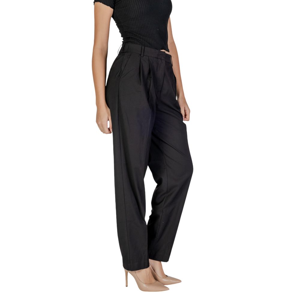 Black Polyester Pant