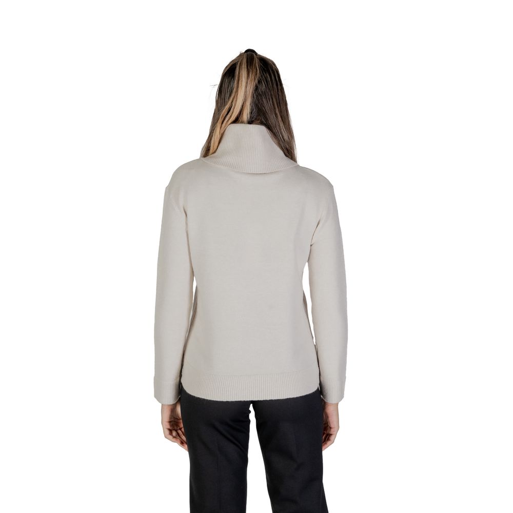Cream Viscose Turtleneck