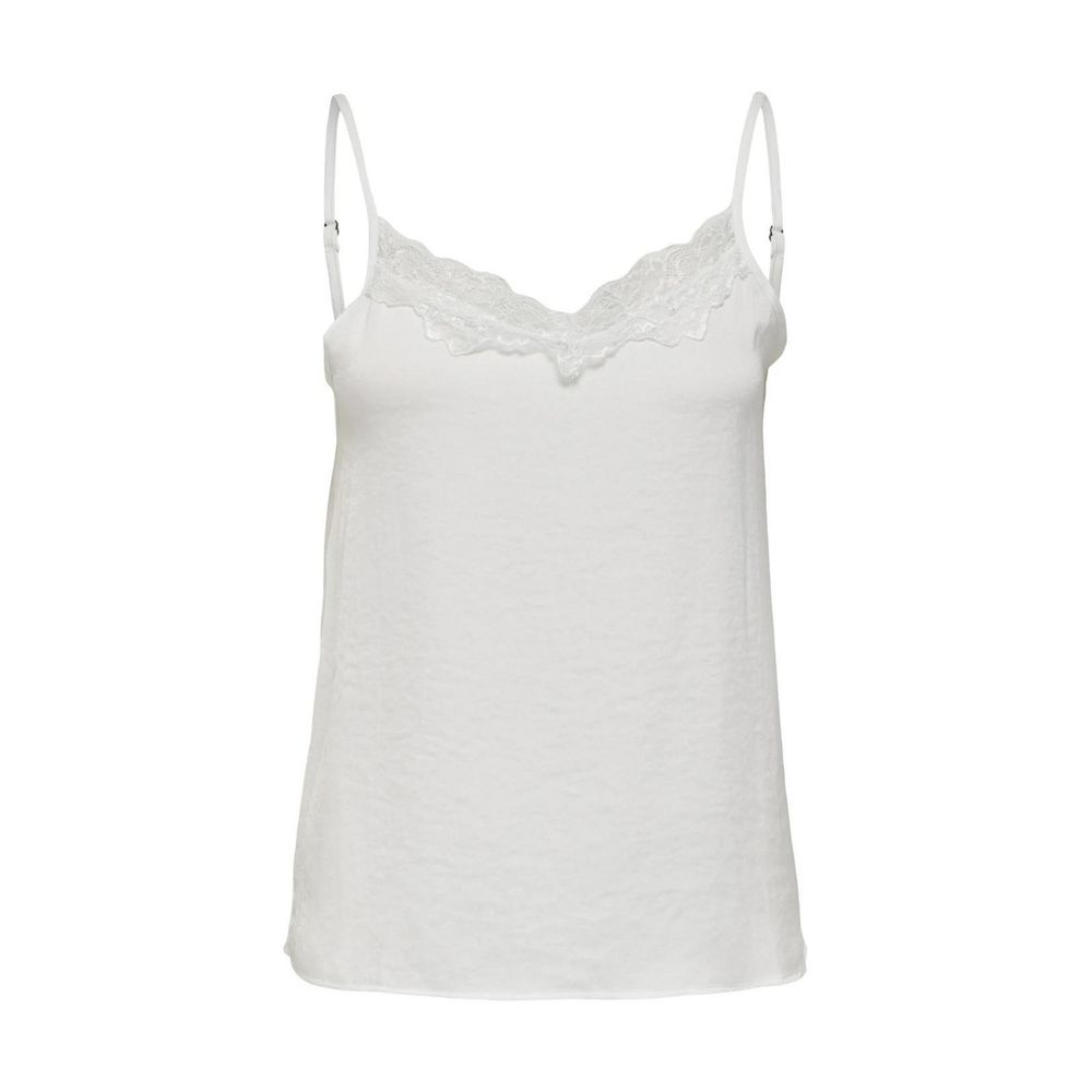 White Polyester Tank Tops