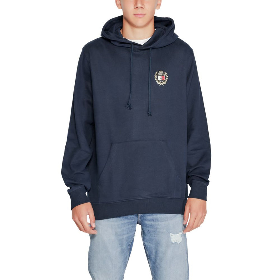 Blue Cotton Hoodie