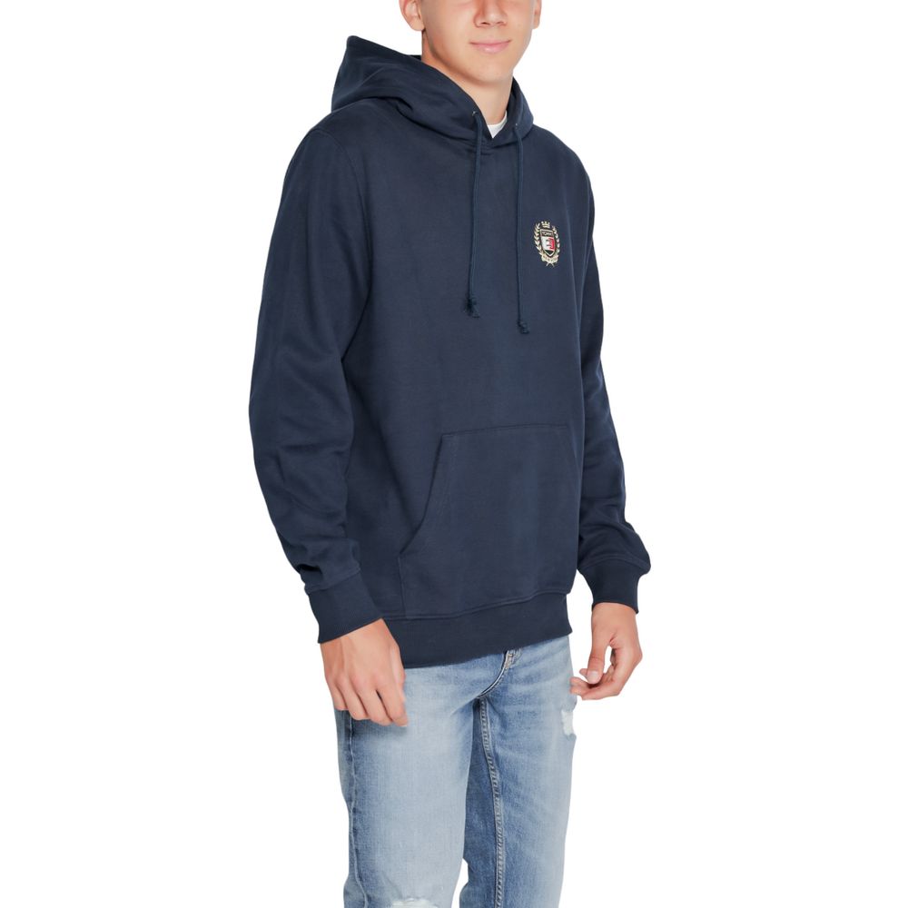 Blue Cotton Hoodie