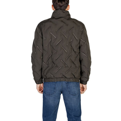 Green Polyester Jackets And Coat