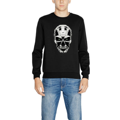 Black Cotton Sweatshirt