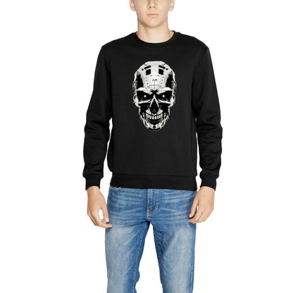 Black Cotton Sweatshirt