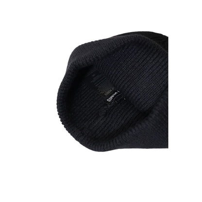Black Wool Cap (Baseball Hat)